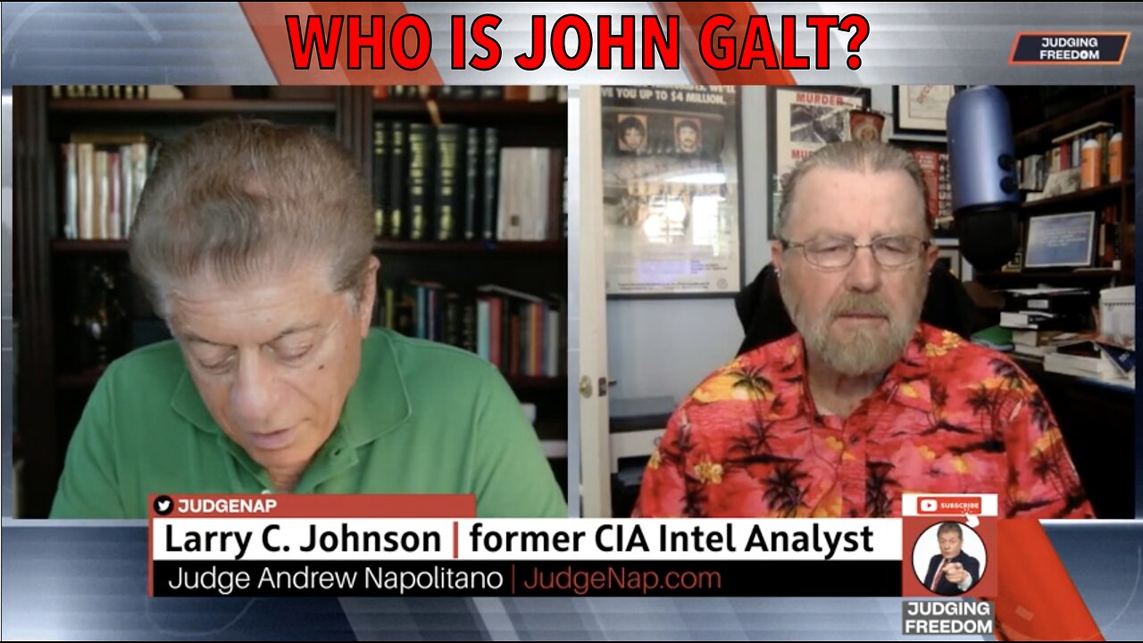 LARRY JOHNSON- THE ALASKA SUMMIT, TRUMP HOLDS NO TRUMP CARDS. WHO IS John Galt?