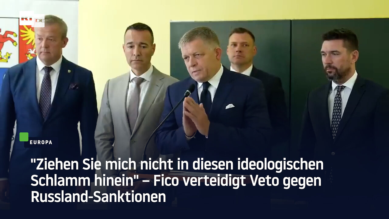 Ziehen Sie mich nicht in diesen ideologischen Schlamm hinein – Fico verteidigt sein Veto