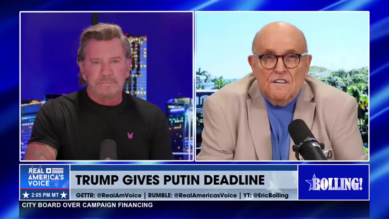 TRUMP GIVES PUTIN A DEADLINE