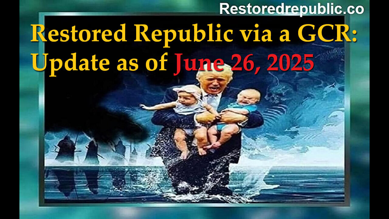 Restored Republic via a GCR Update as of June 26, 2025 - By Judy Byington