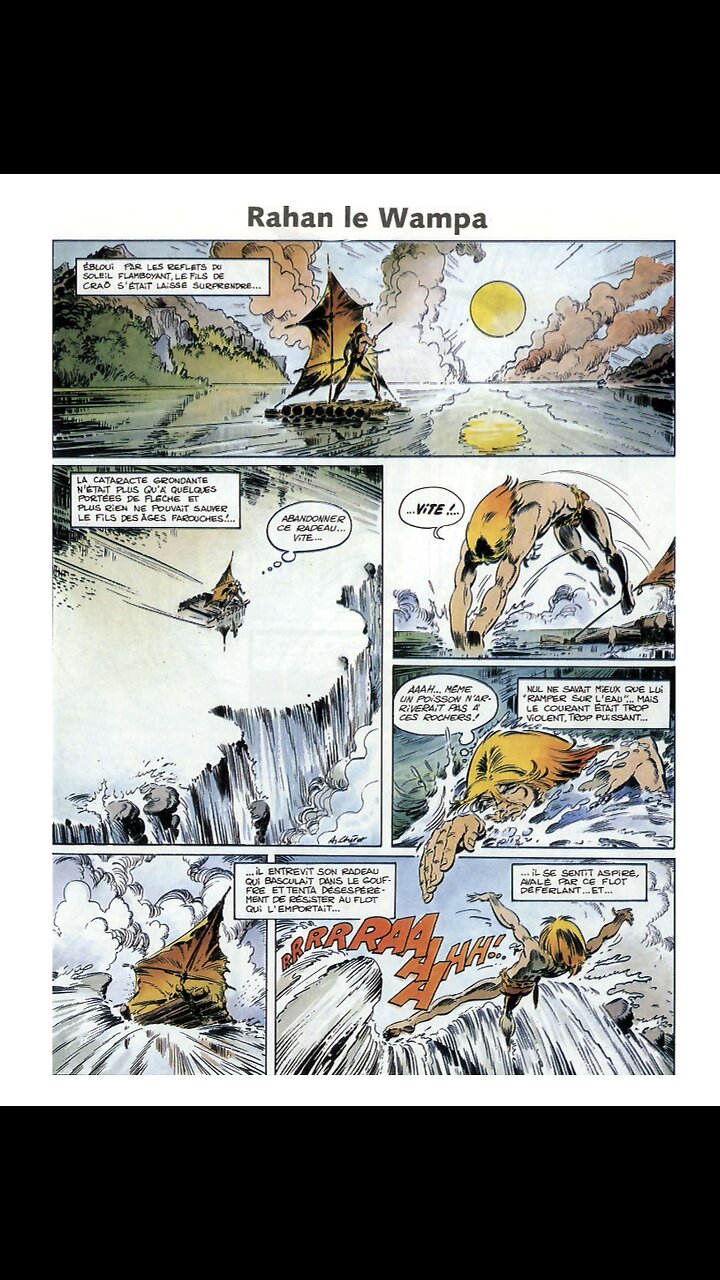 Rahan. Episode 171. By Roger Lecureux. Rahan the Vampire. A Puke(TM) Comic.