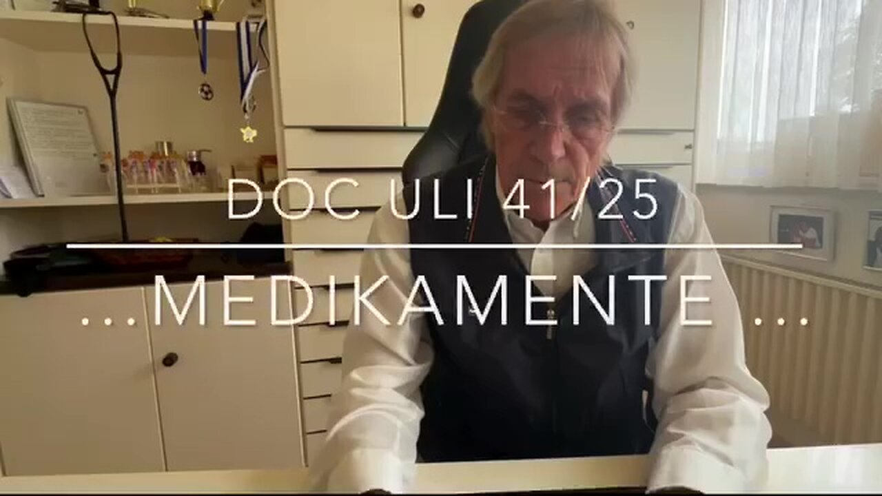 🩺🔝DOC Uli TV 41/25…Medikamente… vom 17.10.25