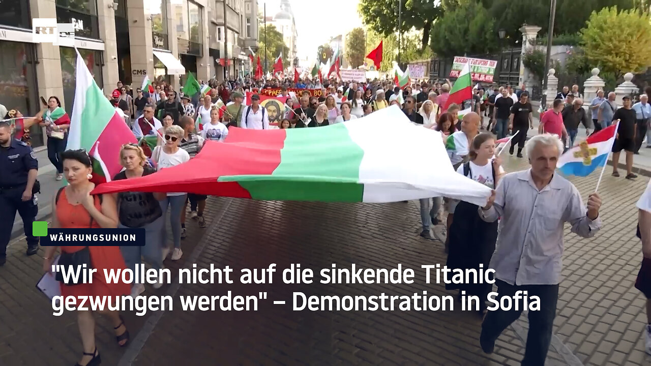 Wir wollen nicht auf die sinkende Titanic gezwungen werden – Demonstration in Sofia