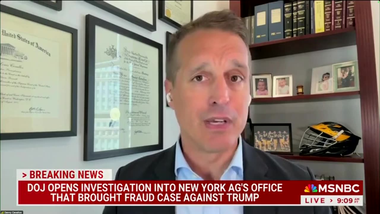 MSNBC Legal Analyst Warns Letitia James Should Be Very Concerned About DOJ Probe