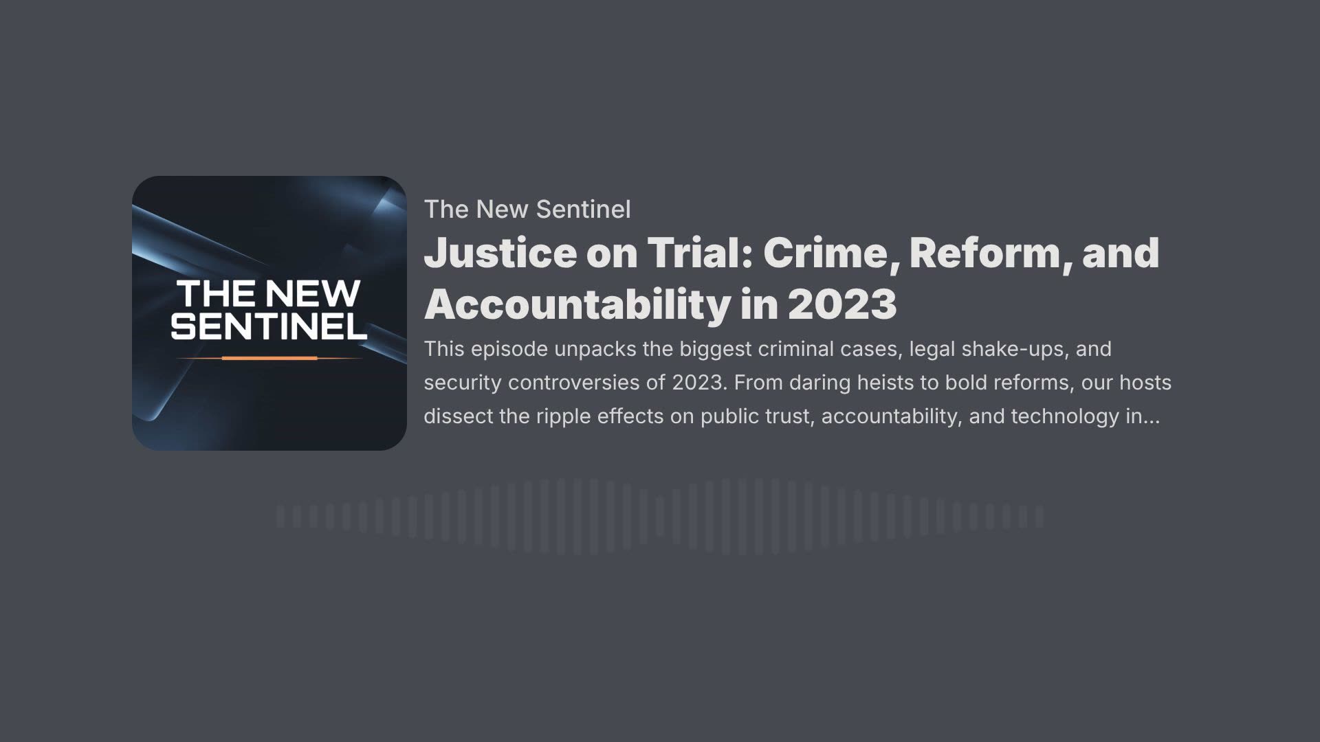Justice on Trial