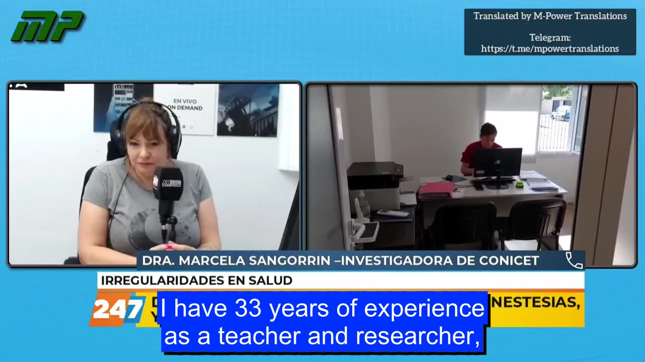 Argentine scientist speaks clearly on television about the truth of the COVID vaccines.