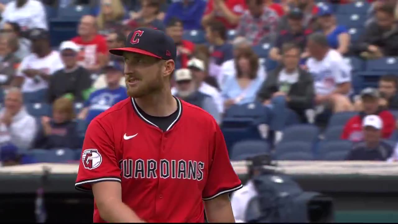 Tanner Bibee Strikes Out Shohei Ohtani, Mookie Betts, Teoscar Hernรกndez in a Great First Inning ๐ฅ