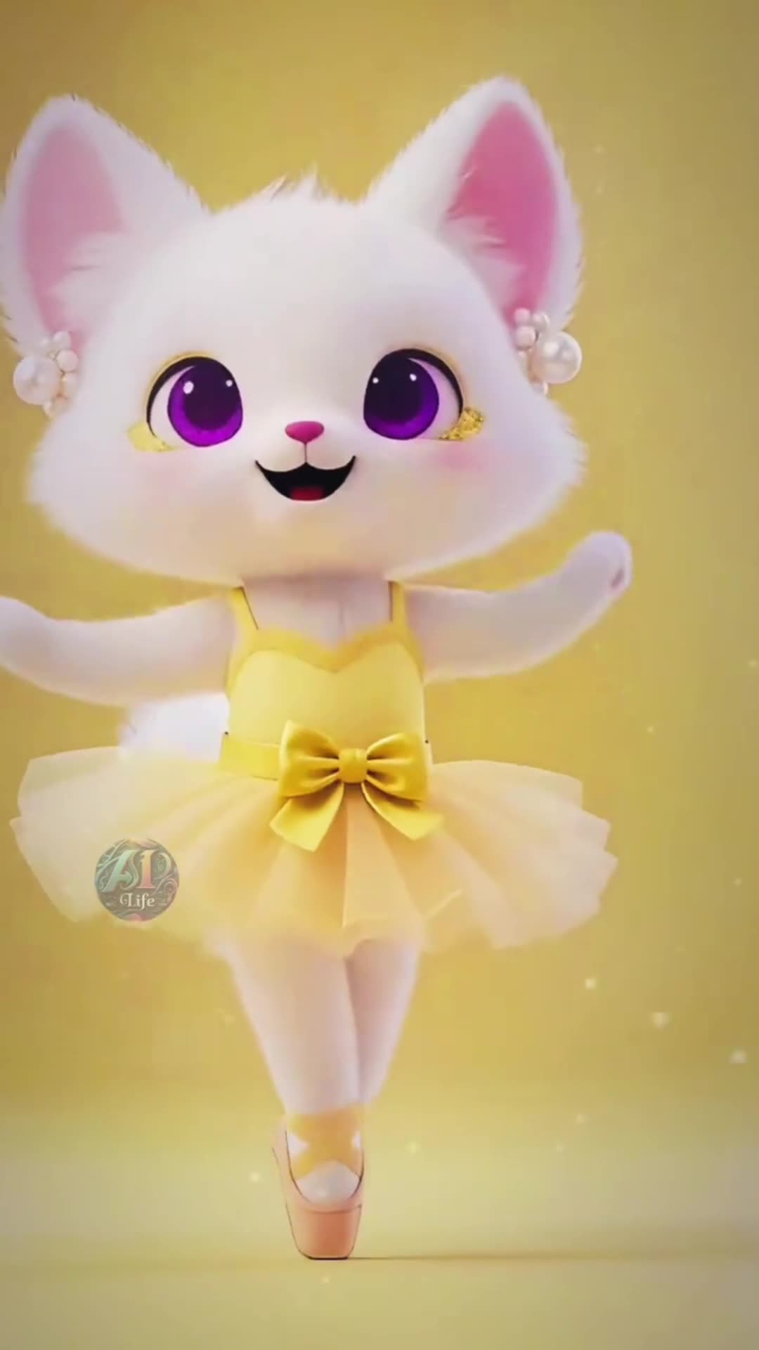 AI Cat Dance! 😺💃 The Cutest Digital Kitty Moves Ever | Cute Cat Dance Video