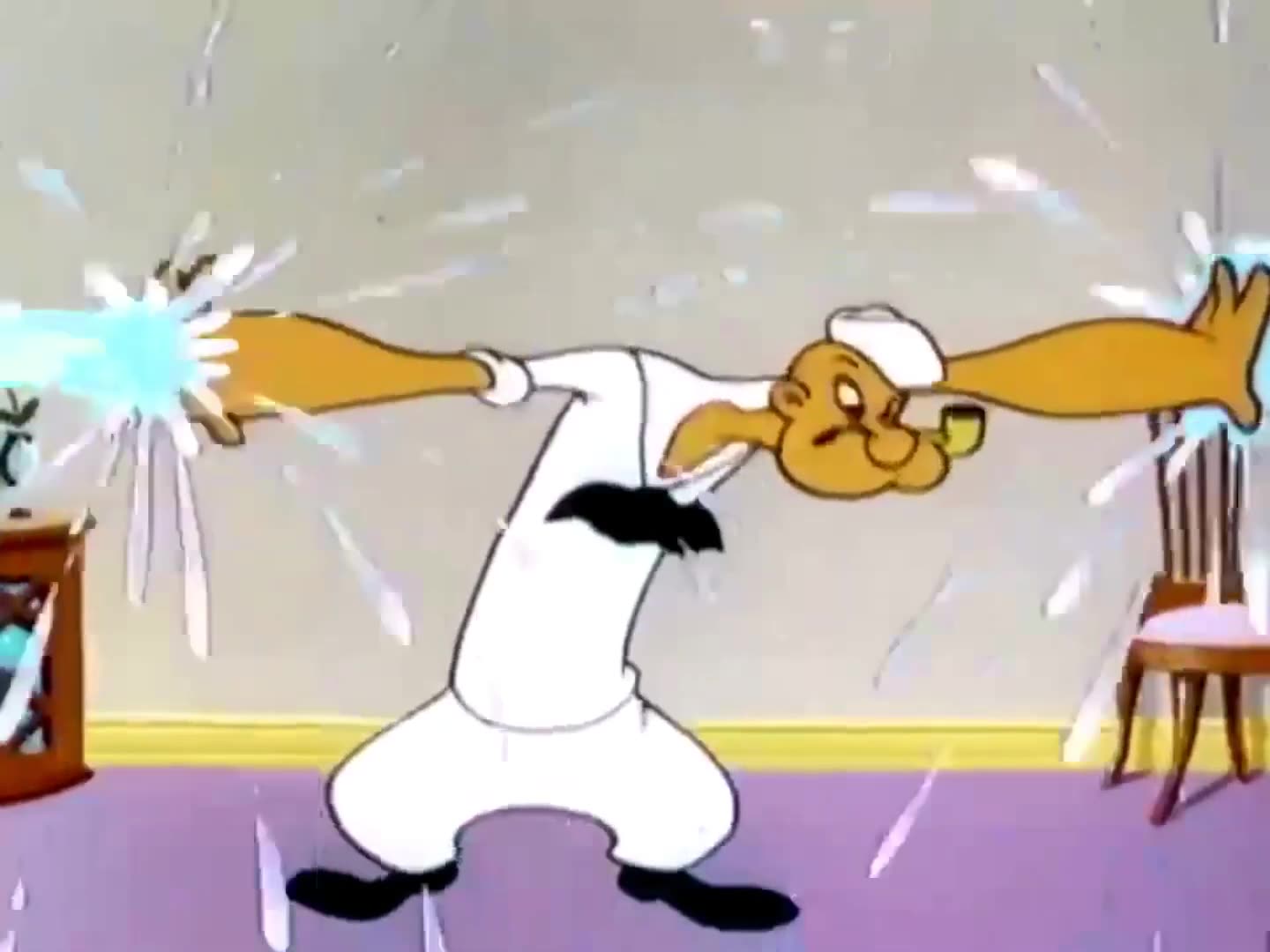 Popeye The Sailor Man: Floor Flusher (Cartoon, 1954)