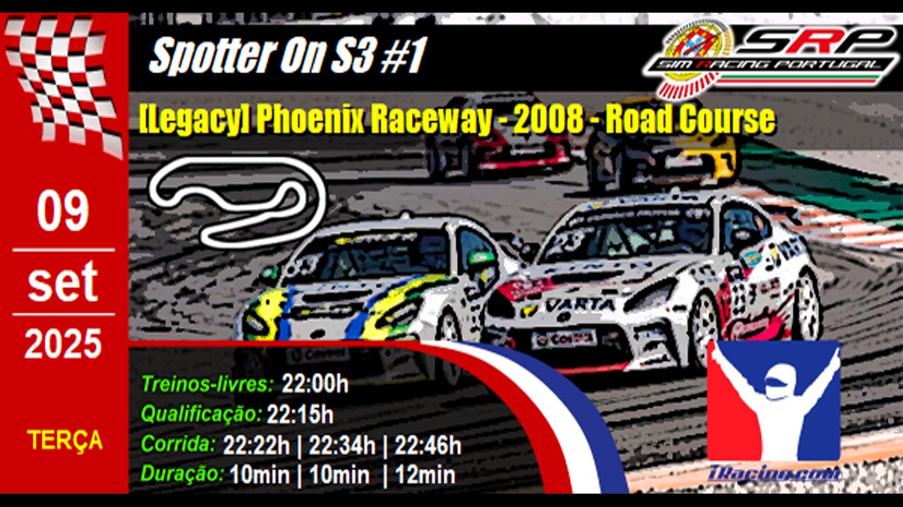 🇵🇹 [iRacing Live] 🇵🇹 Masters Series S1 @ Sebring International Raceway ...