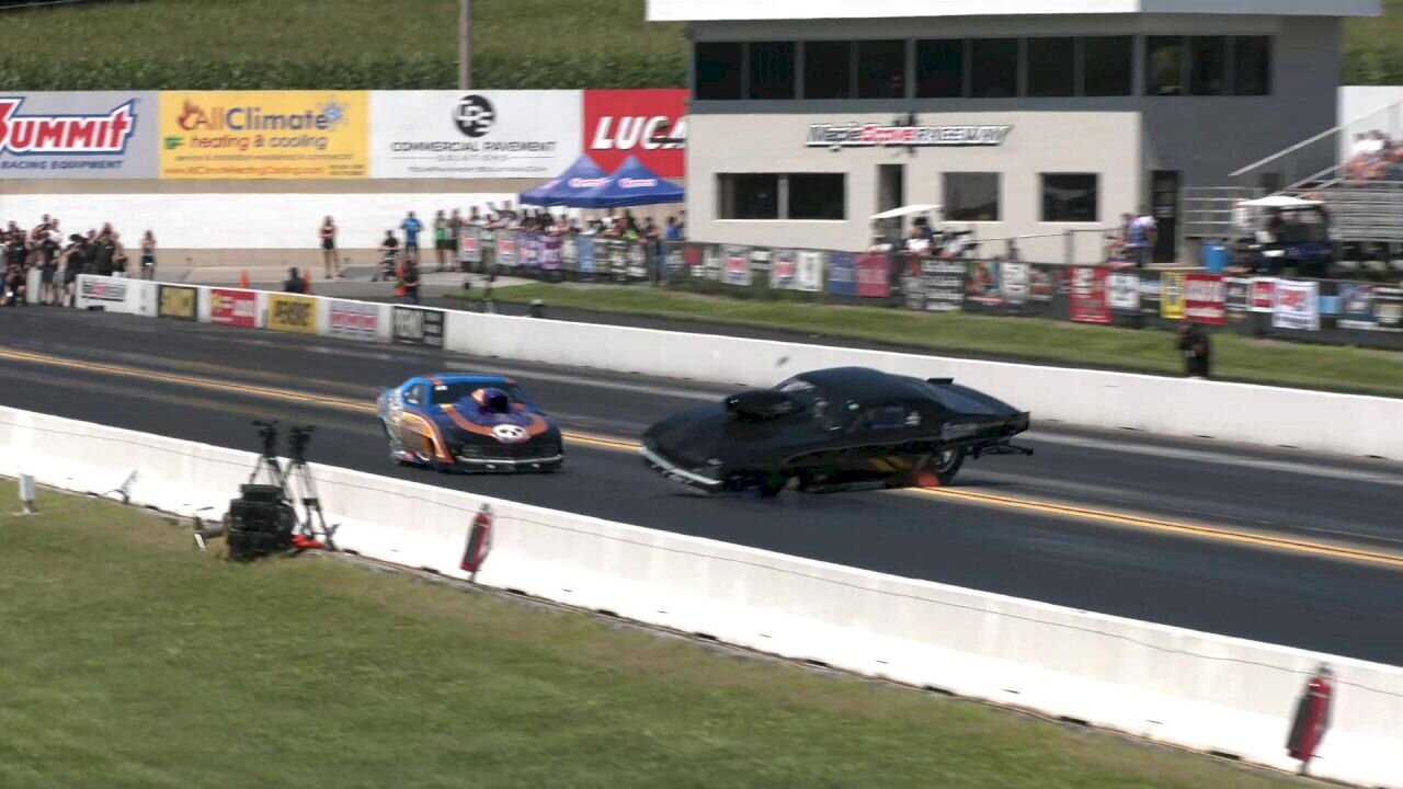 Pro Nitrous Driver Billy Albert Crashes At PDRA Northern Nationals (4/16/2024)