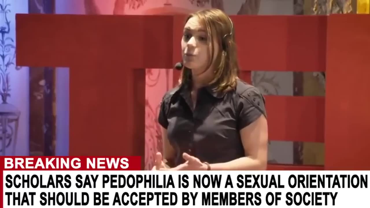 TED Talk women say we need to Stop Judging Pedophiles, they were born this way 🤢🤮