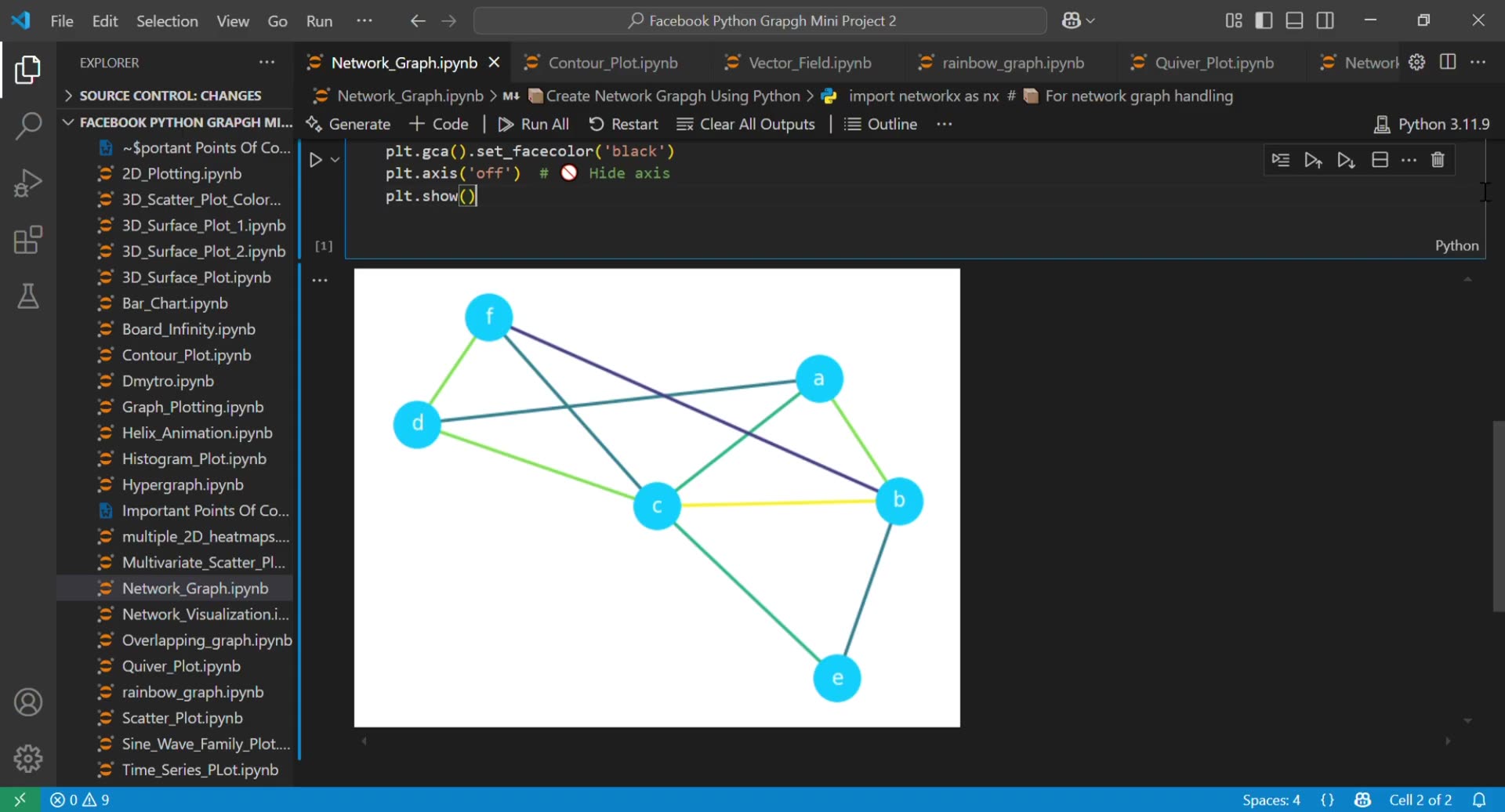 Create Dynamic Network Graphs with Python | Matplotlib Tutorial