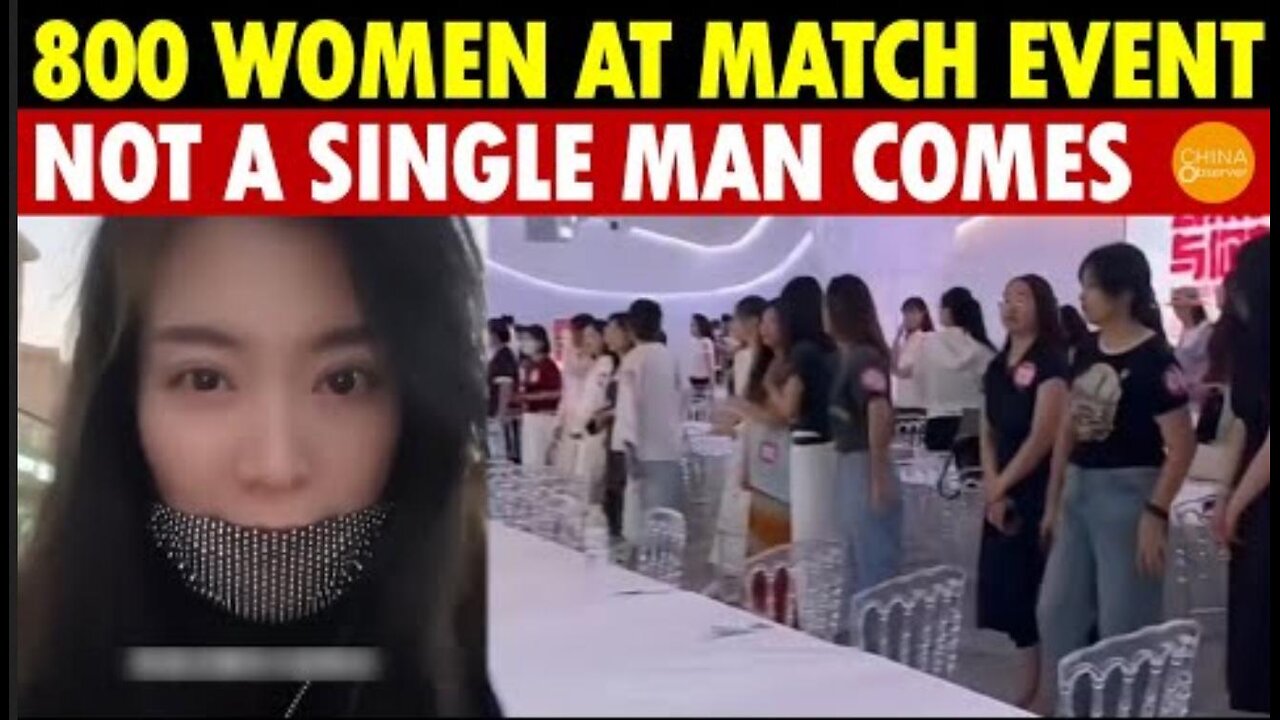 800 Women Attend Matchmaking Event, No Men Showed Up! Leftover Women Panic (Jun 2, 2025)