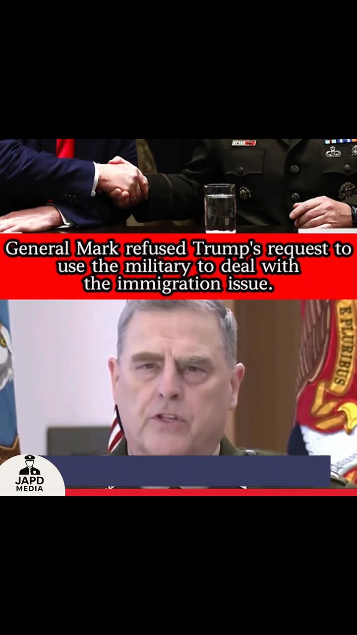 Gen.Mark rejects Trumps call to use military for immigration control,citing legal & ethical limits.