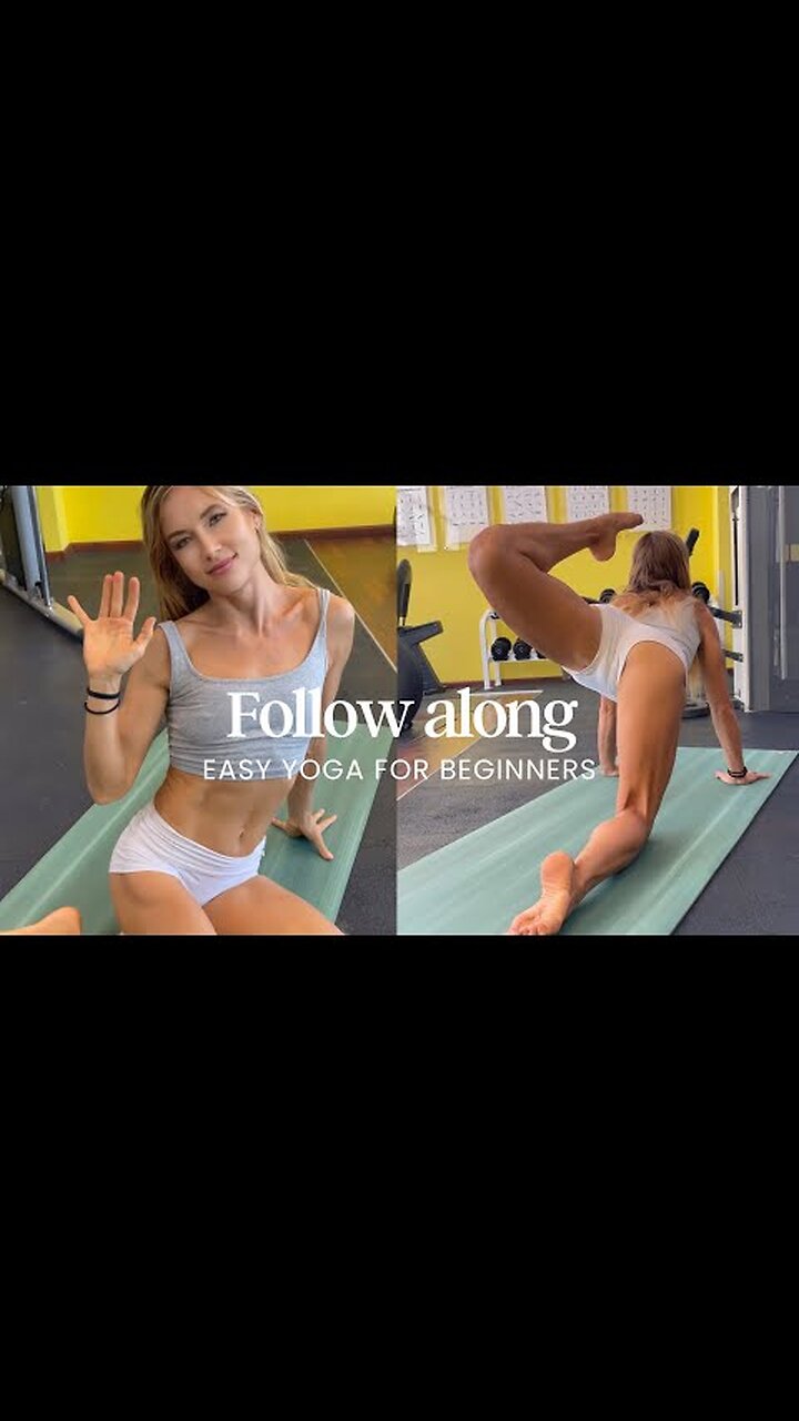 EASY YOGA FOR BEGINNERS - Inner Thighs & Hamstrings (yoga instructor)