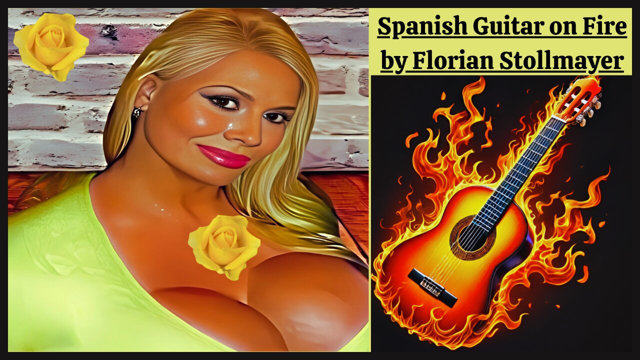 Spanish Guitar on Fire (Hot Fiery Spanish Guitar Music) NEW 2025 Video 21A!