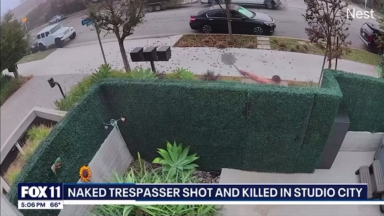 Naked Madman in Los Angeles Shot Dead After Trespassing and Breaking Vietnam Veterans Legs