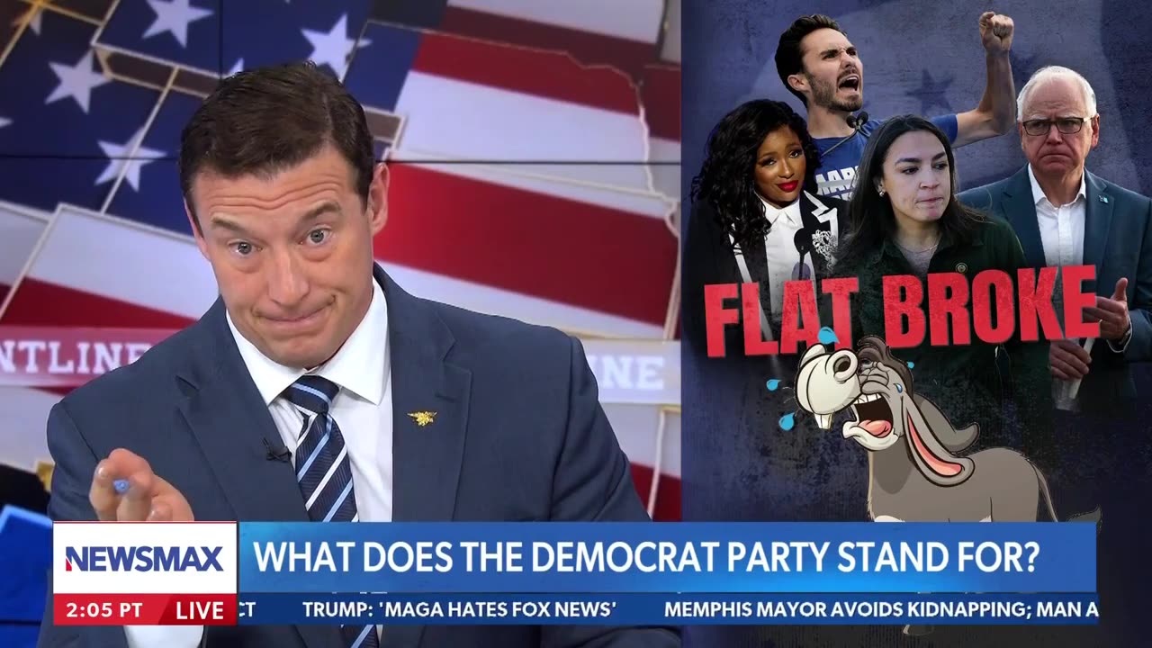 Carl Higbie: Democrats are broke, a donation to that Party isnt a good ROI