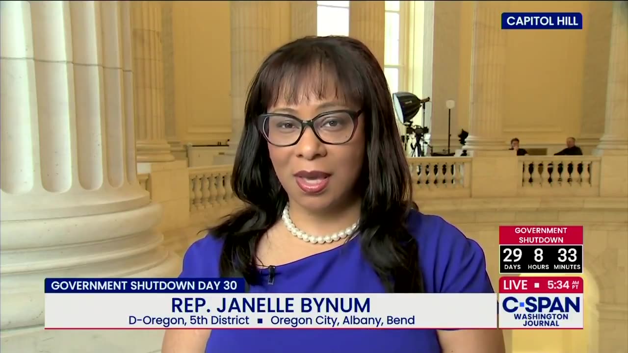 Rep. Janelle Bynum cant say why she voted to shut down the government.