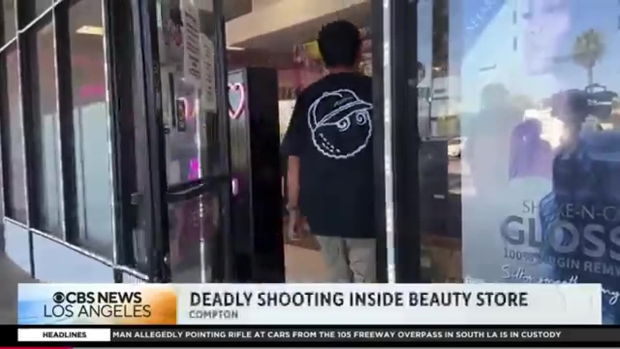 Police say a brave female shopper sh@t dead a sex offender