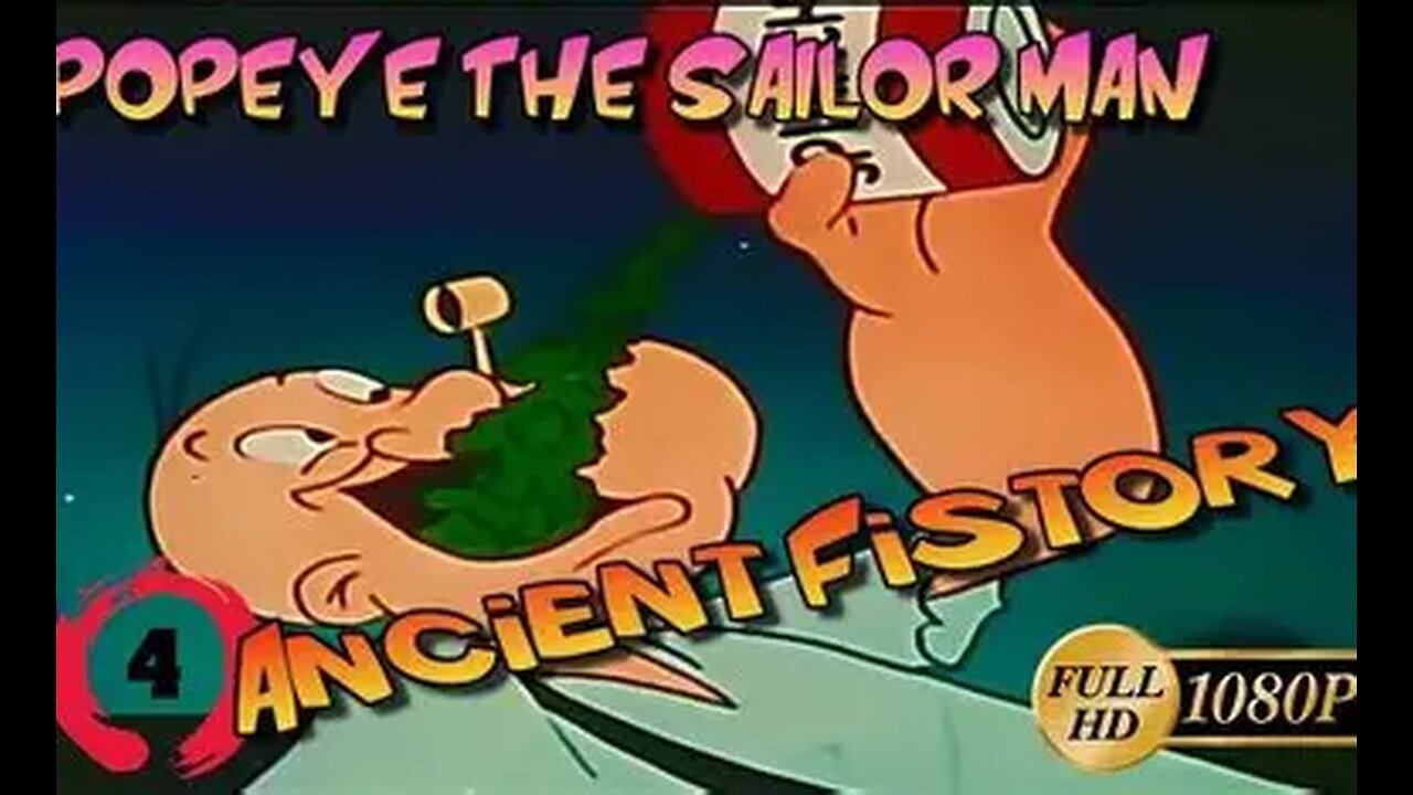 Popeye - Ancient Fistory (Cartoon, 1953)