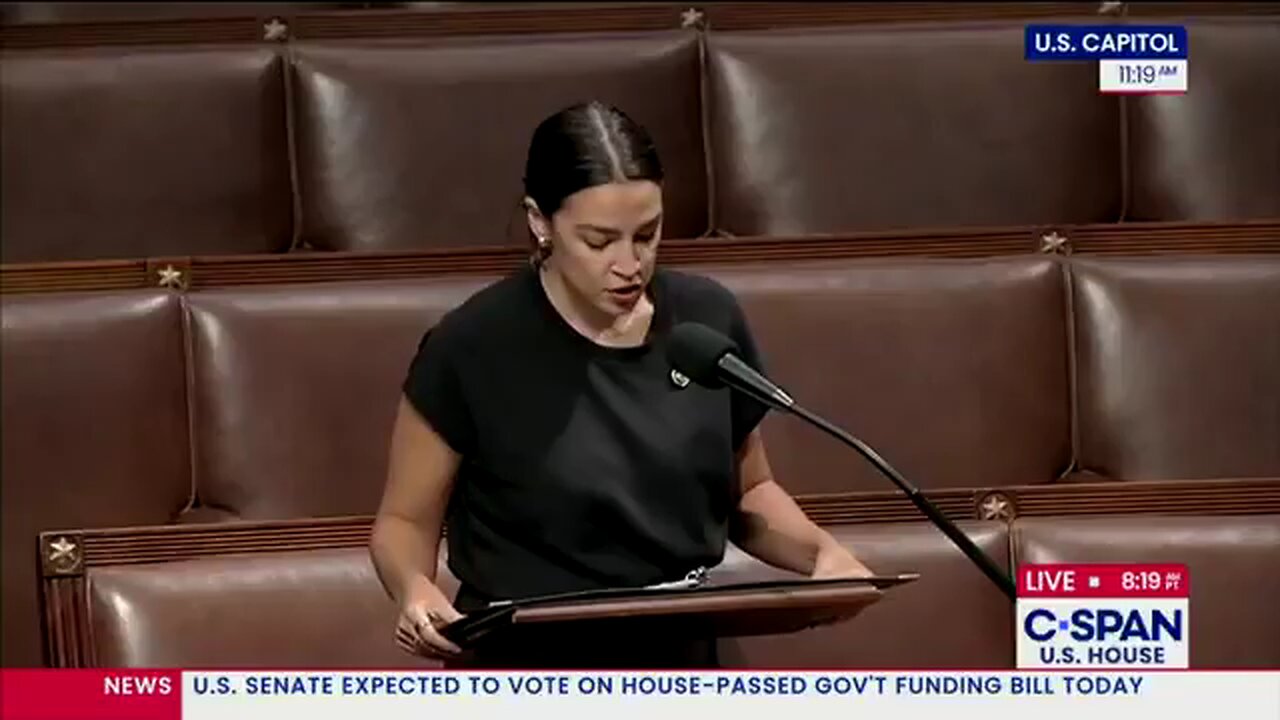 Rep. Alexandria Ocasio-Cortezs Speech on the House Floor Regarding Charlie Kirk Resolution