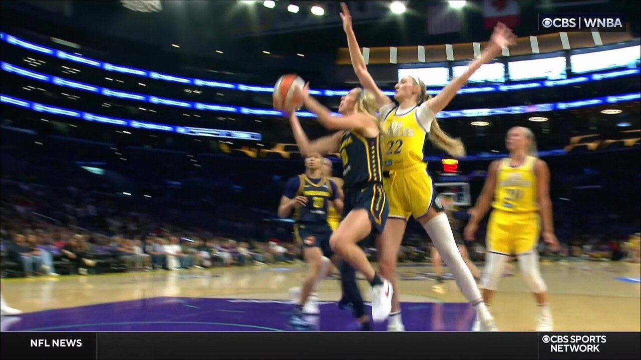 🚫 CAMERON BRINK 5 BLOCKS in win | Los Angeles Sparks vs Indiana Fever, WNBA womens basketball