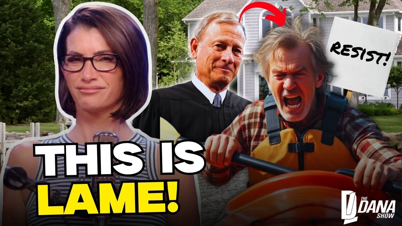 Crazy Leftist Kayakers Protest SCOTUS Justices Vacation Home??