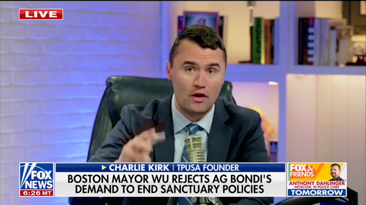 Charlie Kirk Says Trump Admin Should Forcefully Make Blue City Mayor Do Bare Minimum
