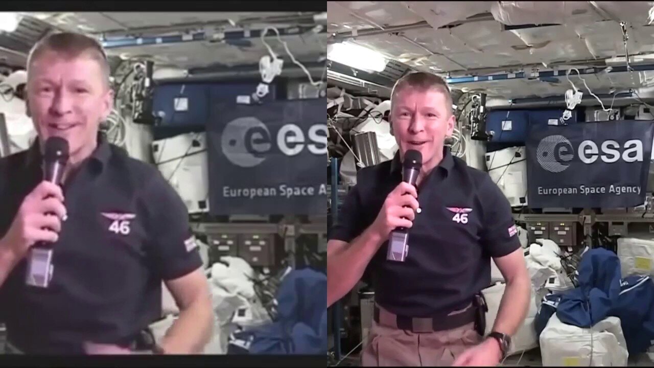 Tim Peake, traitor to humainty falls #Flat​ Earth