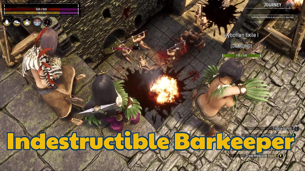 Conan Exiles, beginners guide, purge day, Indestructible Barkeeper