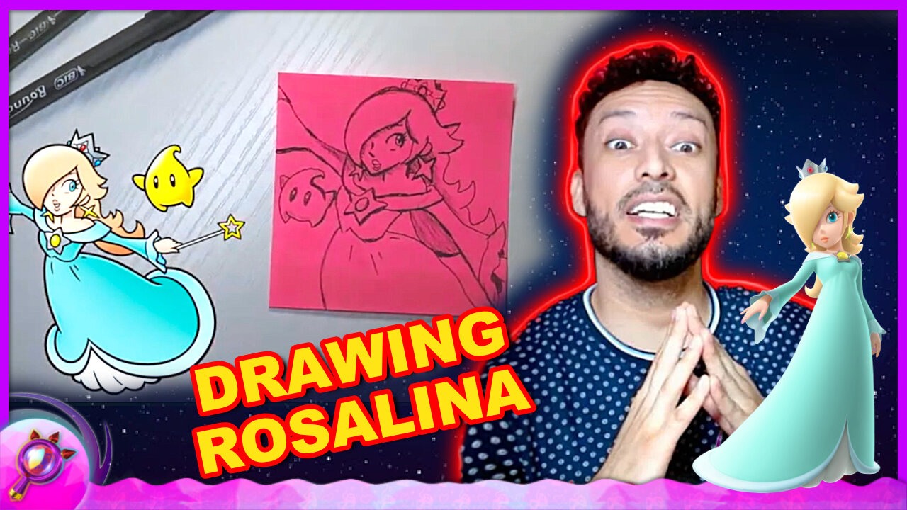 How to Draw Rosalina from Super Mario Galaxy
