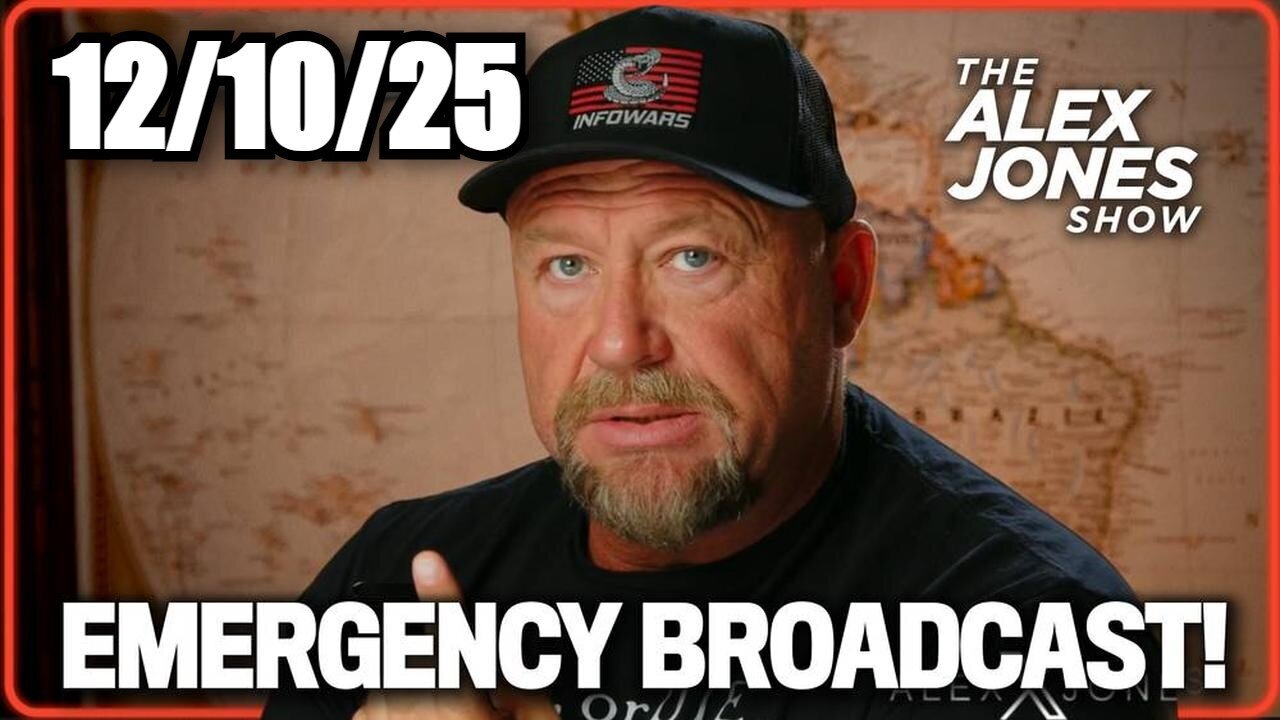 ALEX JONES: EMERGENCY BROADCAST 12/10/25 - DONALD TRUMP JUST SHOCKED THE WORLD!