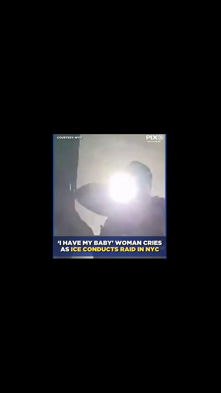 Illegal in NYC Uses her Baby as a HUMAN SHIELDS when ICE comes into her home to deport her