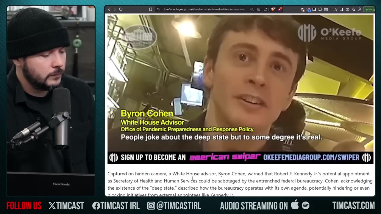 Deep State CAUGHT Blocking RFK From Vax Data Proving James OKeefe Right | Tim Pool