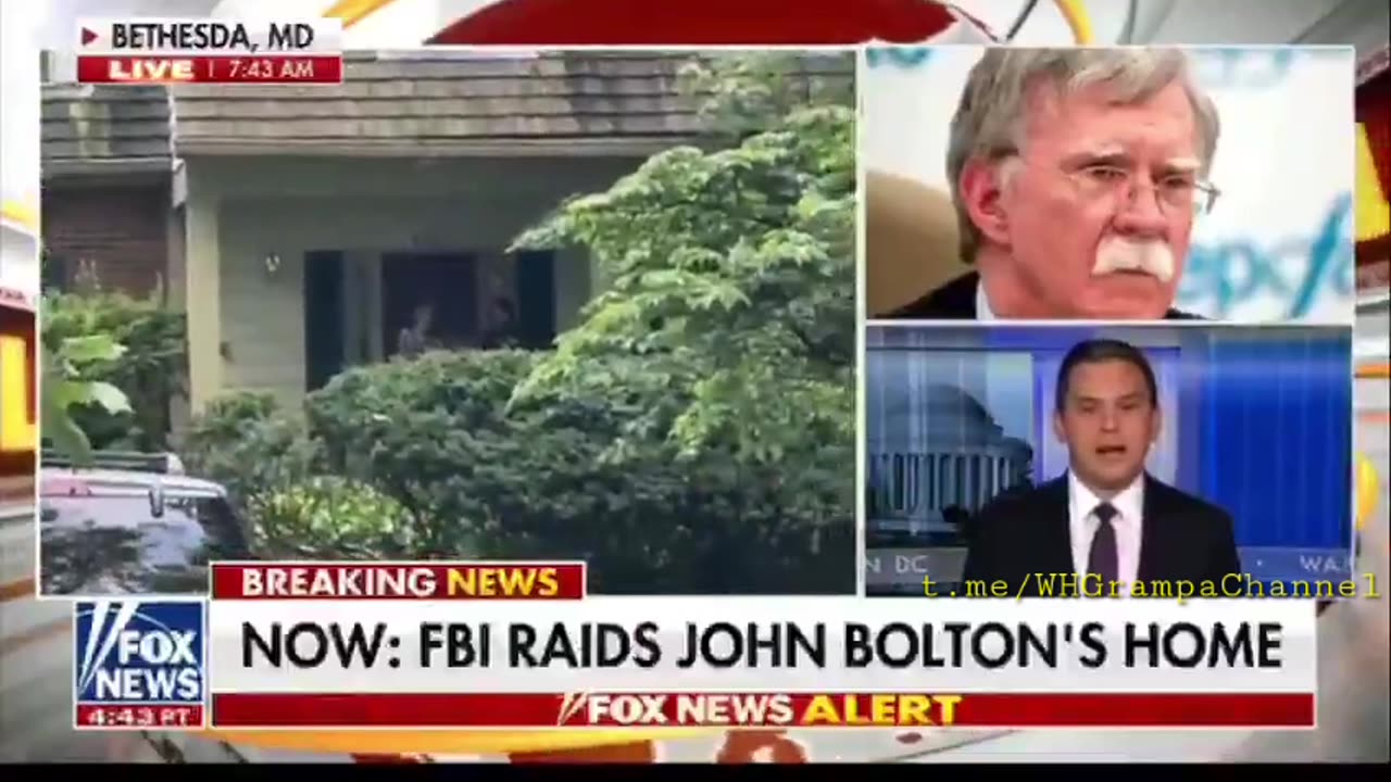⛔️BREAKING NEWS⛔️FBI RAIDS JOHN BOLTONS HOME