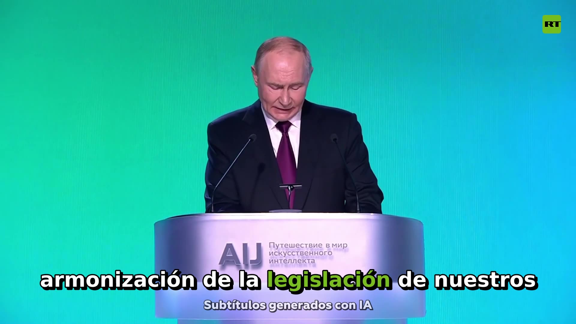Putin: Construiremos con nuestros socios un marco común en el ámbito de la IA