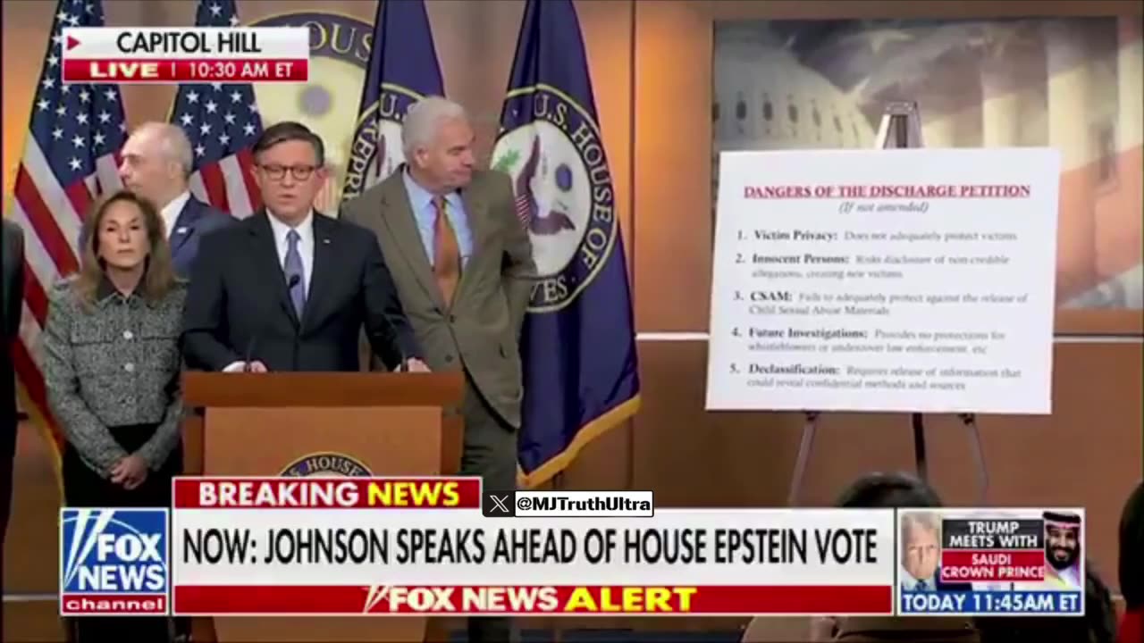 Speaker Mike Johnsons Press Conference on the Epstein Files Vote