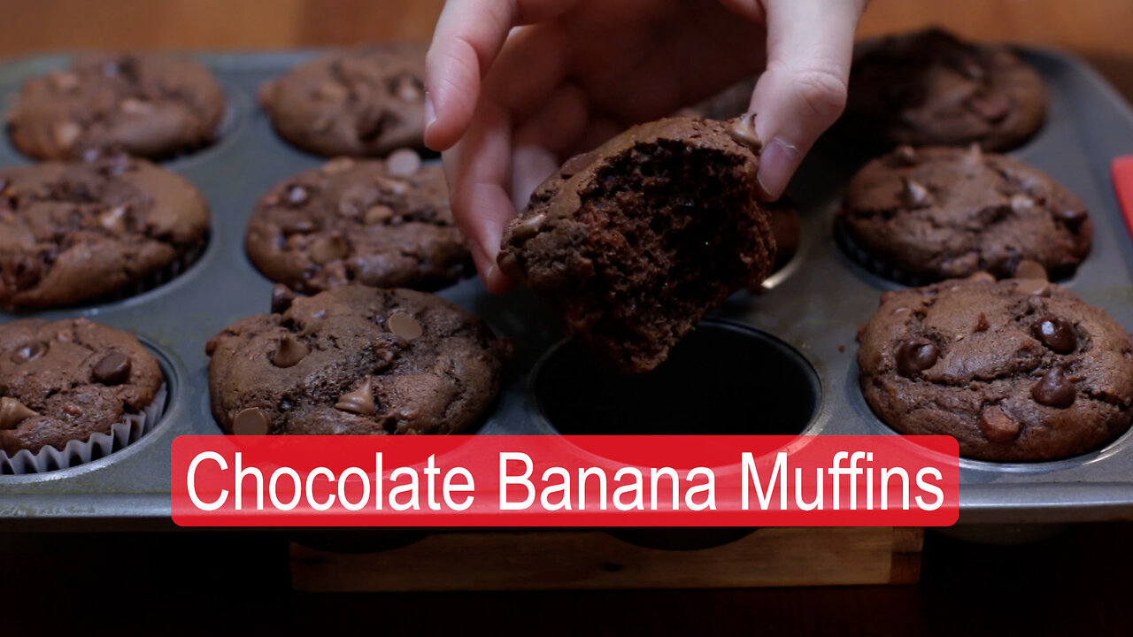 how-to-make-chocolate-banana-muffins