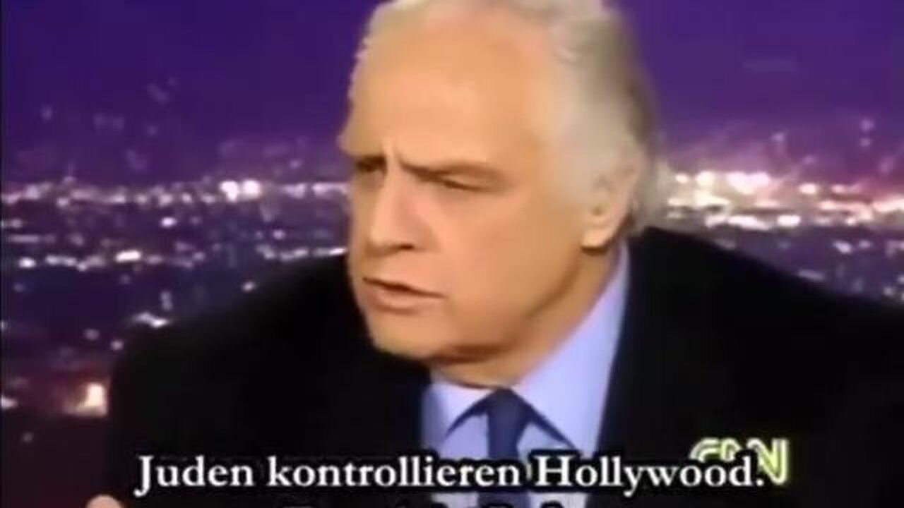 Hollywood is ran by jews. It’s owned by jews.” Marlon Brando