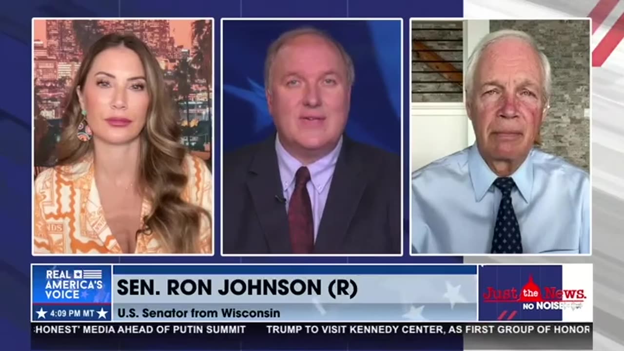 Senator Ron Johnson on Just The News, No Noise 8.13.25