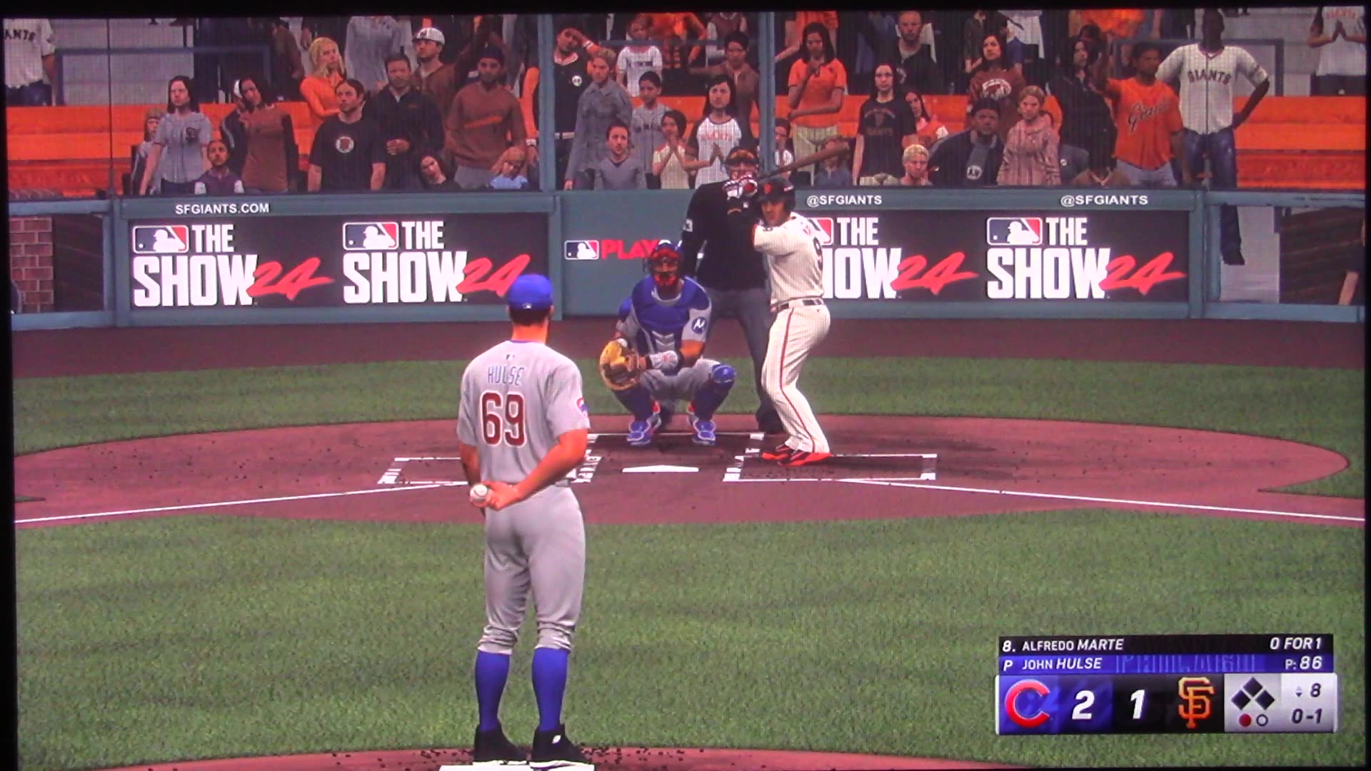 MLB The Show: Chicago Cubs vs San Francisco Giants (S18 NLCS G4)
