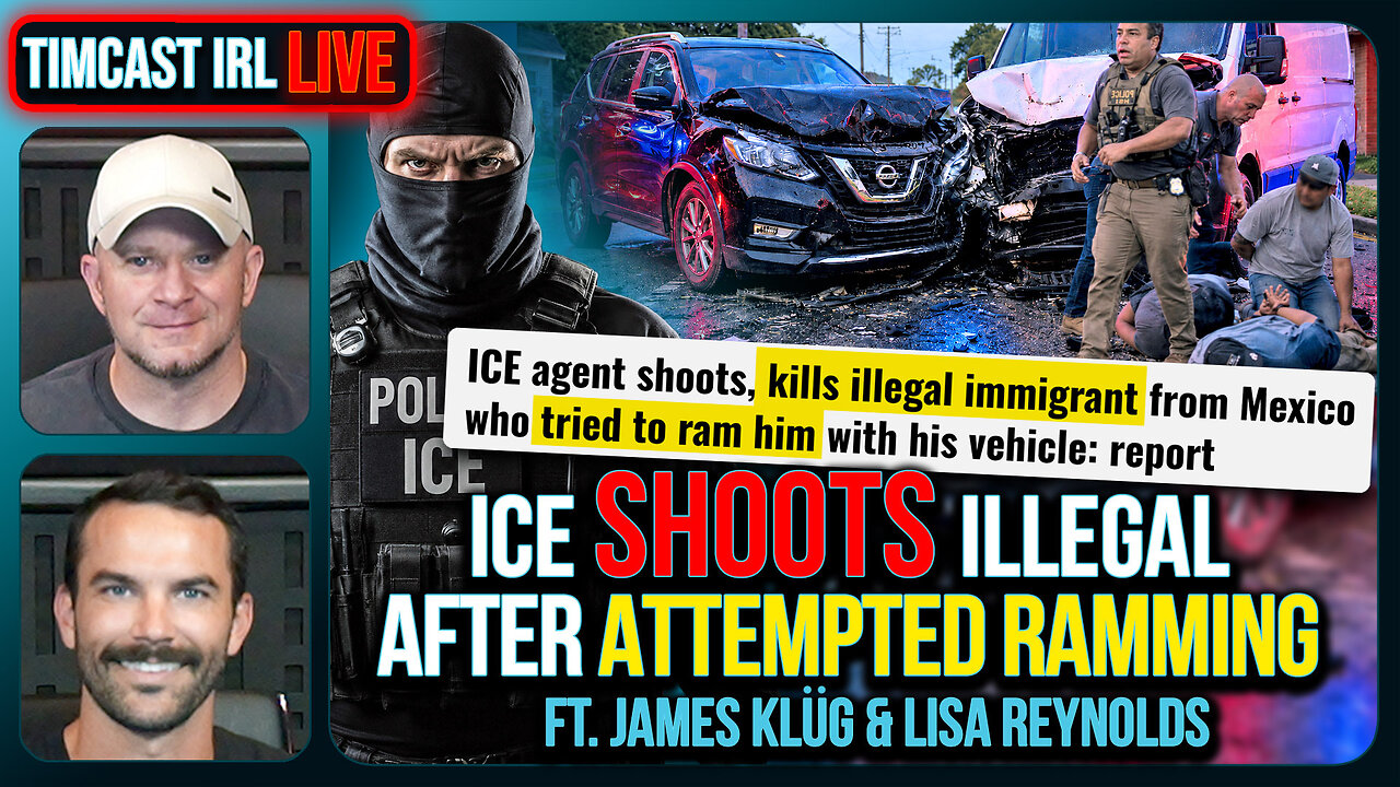 ICE SHOOTS Illegal After Trying To RUN OVER Agents | Timcast IRL