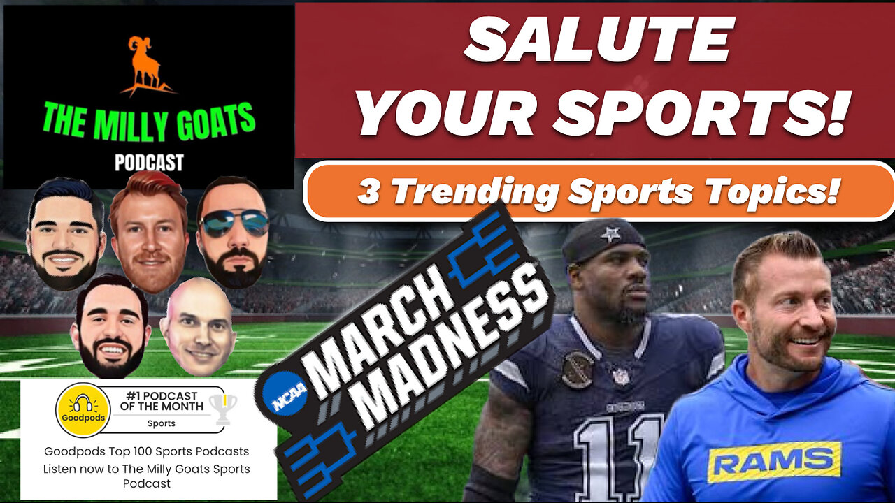 3 ELITE Sports Headlines: March Madness, Cowboys Fight, McVay Squats