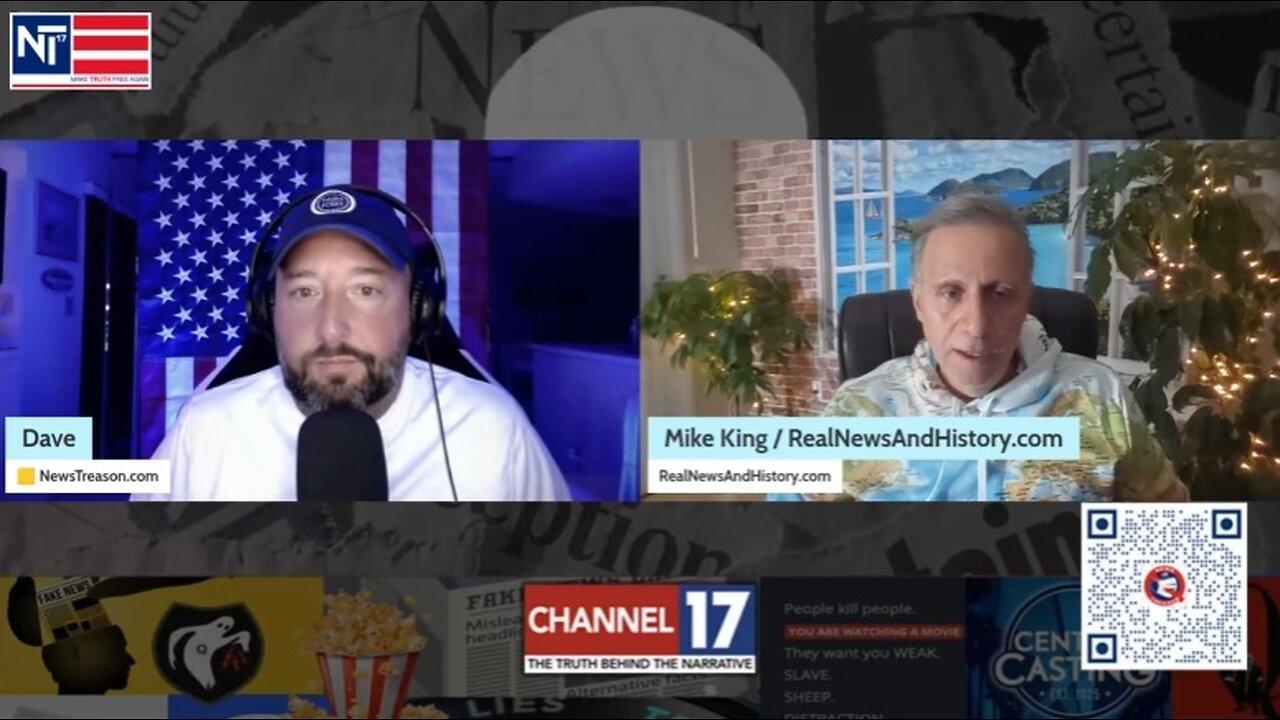 Mike King & NewsTreason: Its Over 10/30/25 - Trump Wartime President, Leaked Military Briefings, US Corp Dead!