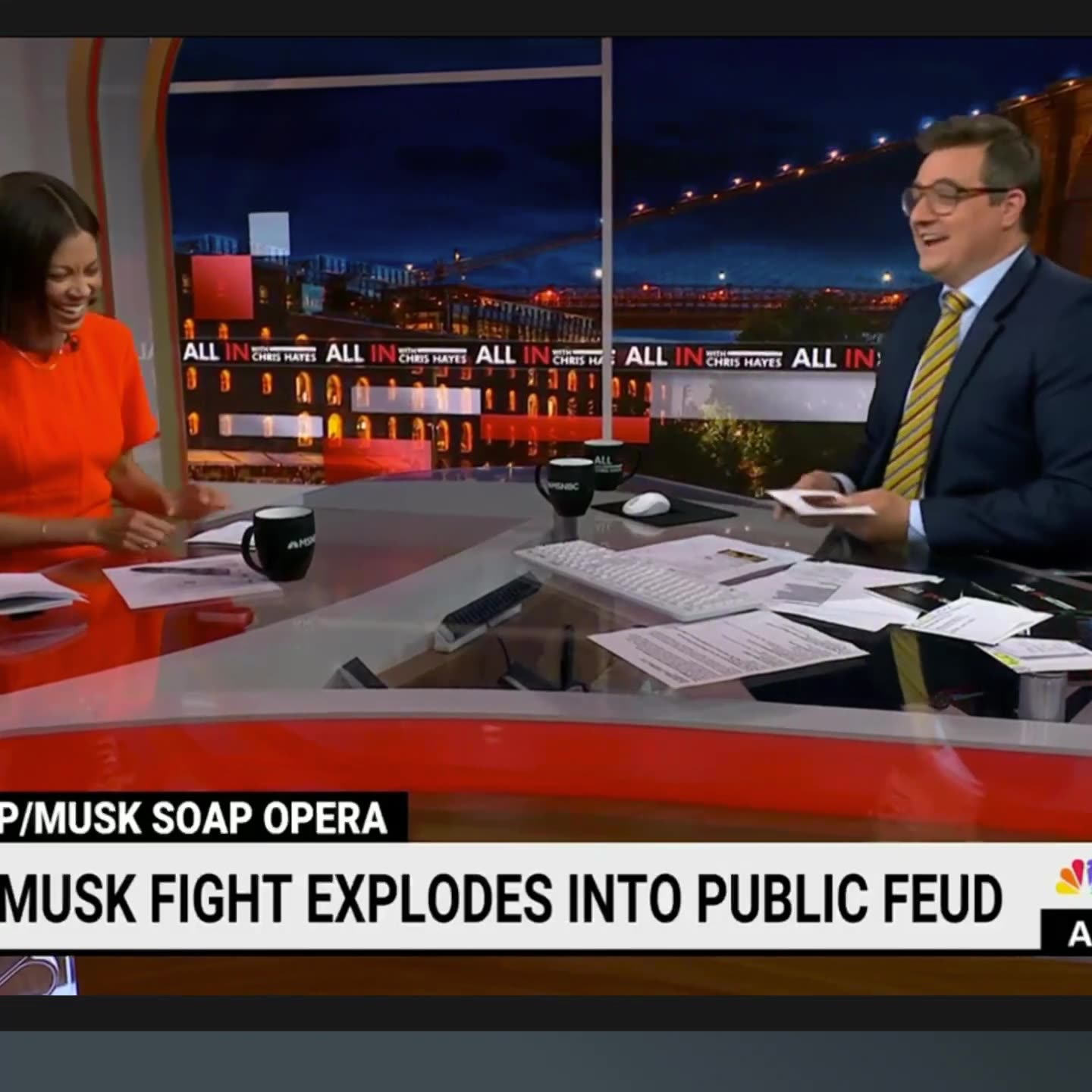 Hayes: I Love That Musk Played MSNBC Video, Biden/Harris Better For Single-Issue Epstein Voters