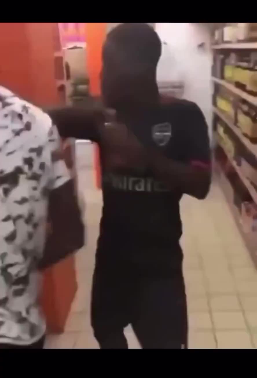 Blacks destroy food