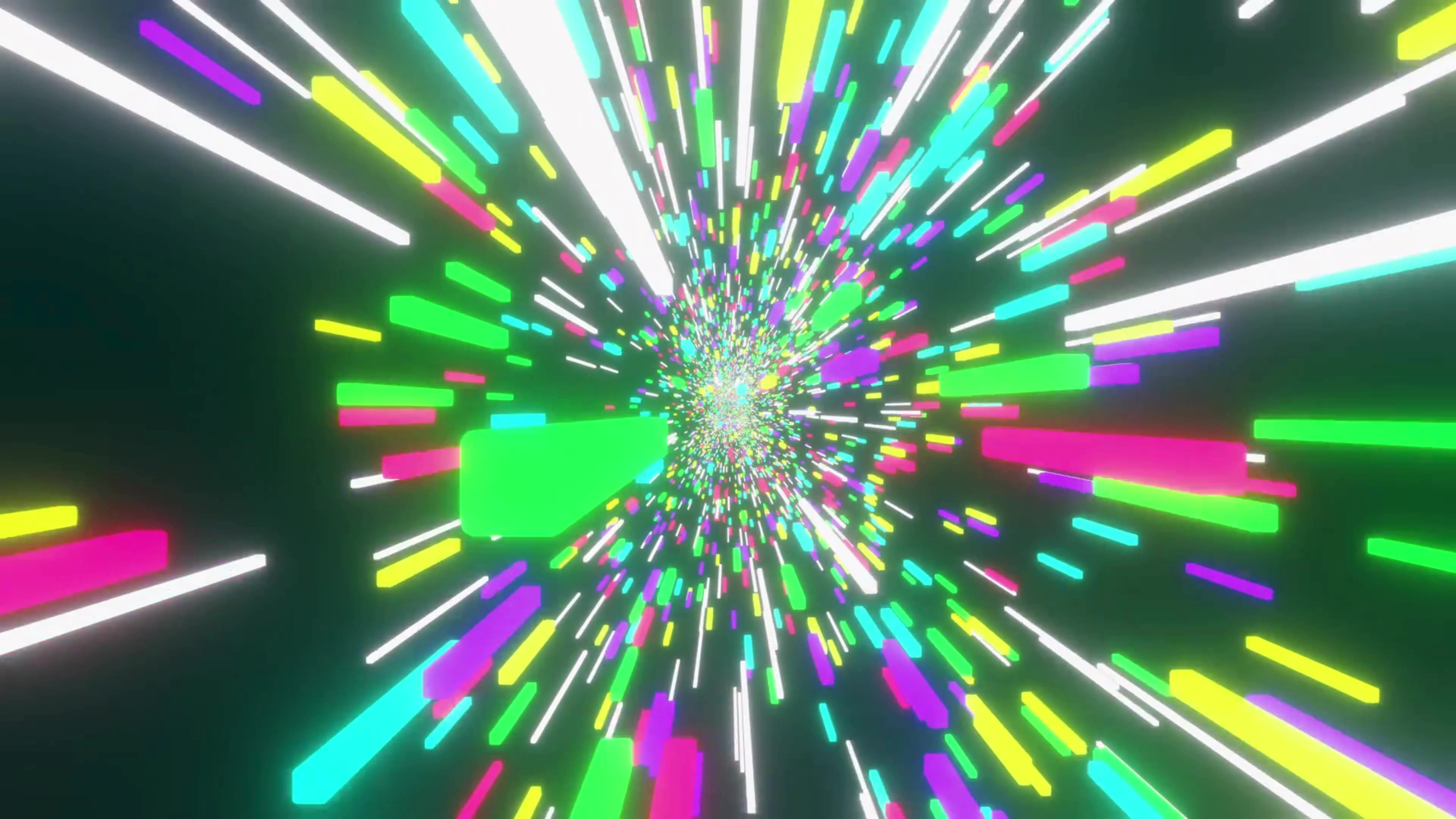 A colorful abstract background with many bright lines - 4K