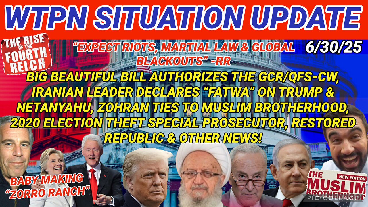 WTPN ~ Judy Byington ~ Situation Update ~ 6-30-25 ~ Trump Return ~ Restored Republic via a GCR